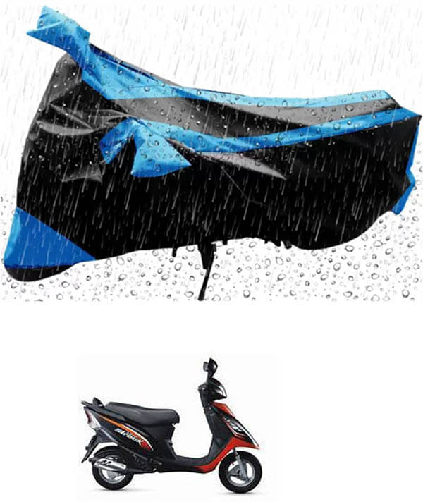    			RONISH Bike Body Cover for TVS Scooty Streak ( Pack of 1 ) , Blue