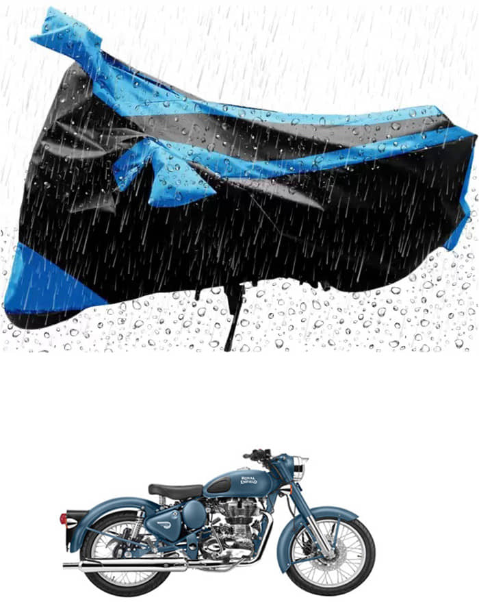 RONISH Bike Body Cover for Royal Enfield All Bike Models ( Pack of 1 ) , Blue