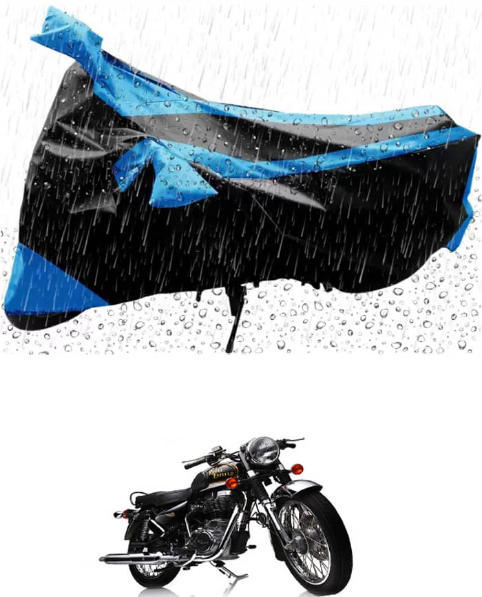     			RONISH Bike Body Cover for Royal Enfield Electra Delux ( Pack of 1 ) , Blue