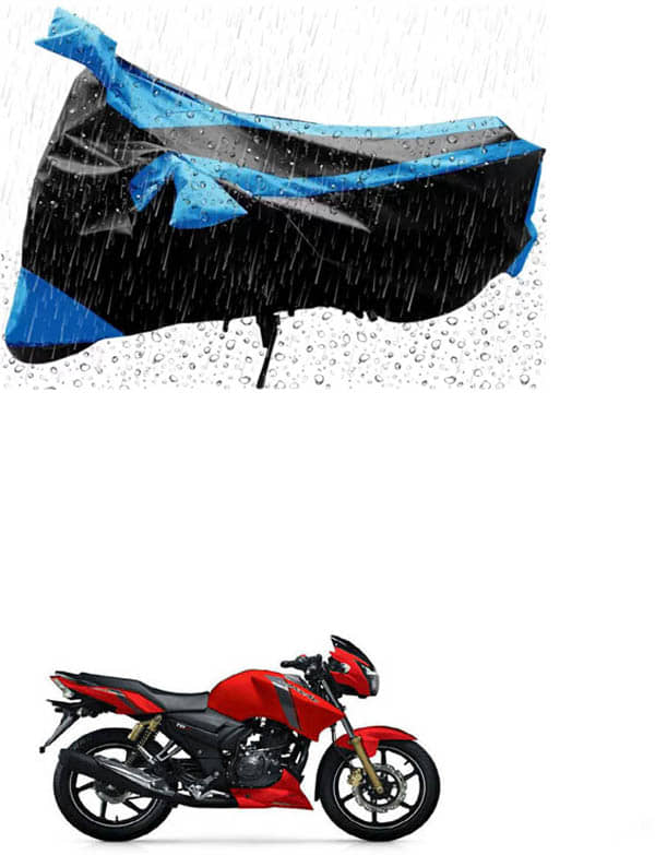 RONISH Bike Body Cover for TVS Apache RTR 160 ( Pack of 1 ) , Blue