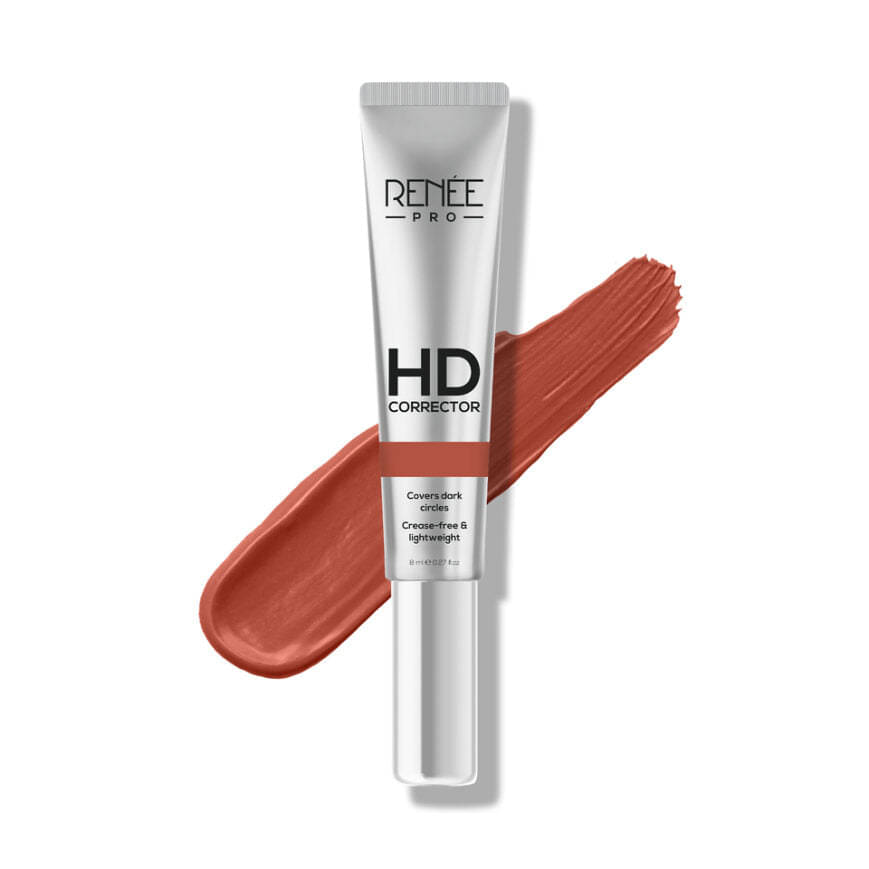 Renee Pro HD Corrector - Orange, Helps Blurs Spots, Blemishes & Discoloration, Matte Finish, 8Ml Renee Pro HD Corrector - Orange, Helps Blurs Spots, Blemishes & Discoloration, Matte Finish, 8Ml