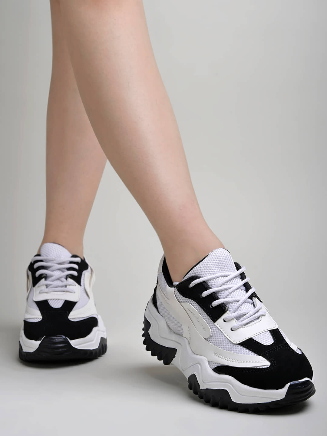 Shoetopia Black Women's Sneakers - Casual Shoes | Buy online on ZillyBuy