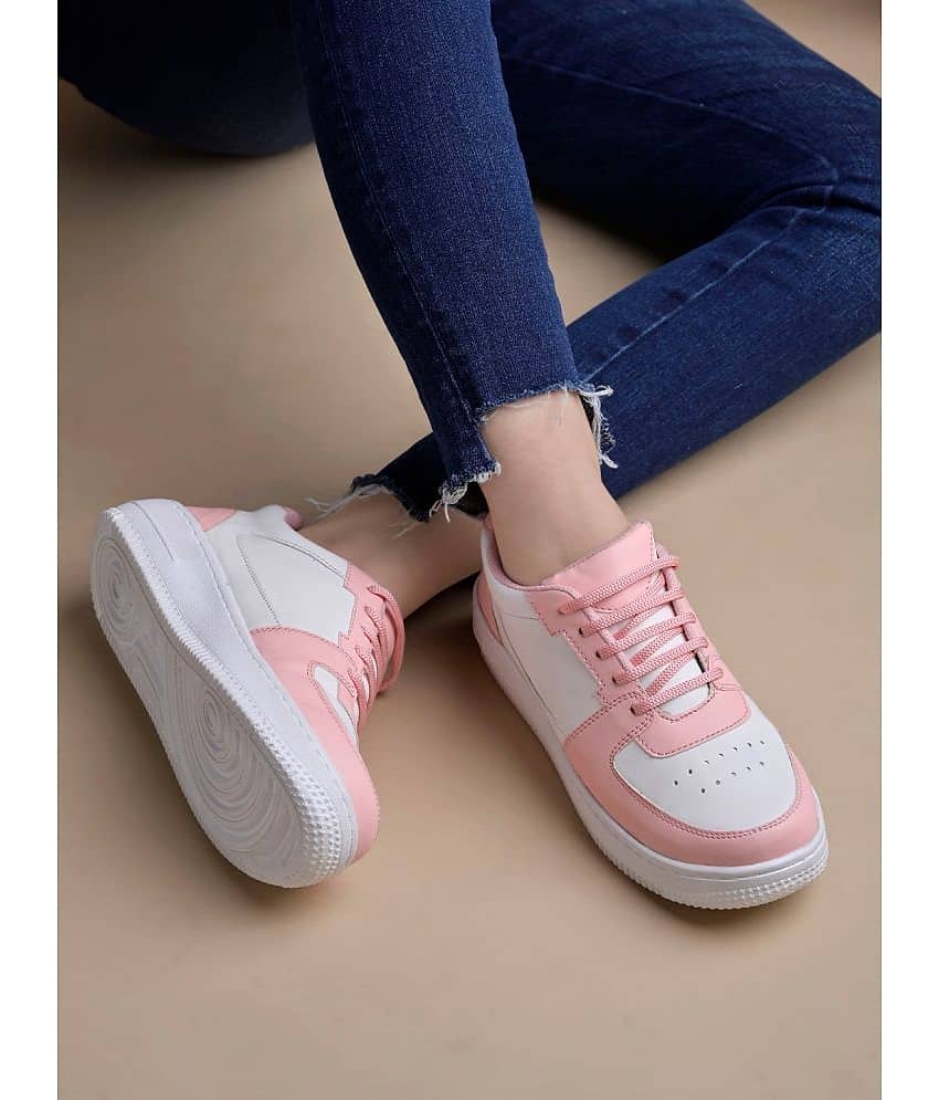 Shoetopia Pink Women's Sneakers - Casual Shoes | Buy online on ZillyBuy