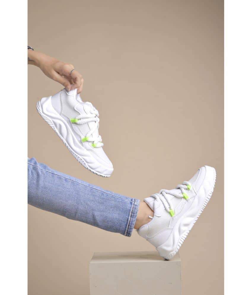 Shoetopia White Women's Sneakers - Casual Shoes | Buy online on ZillyBuy