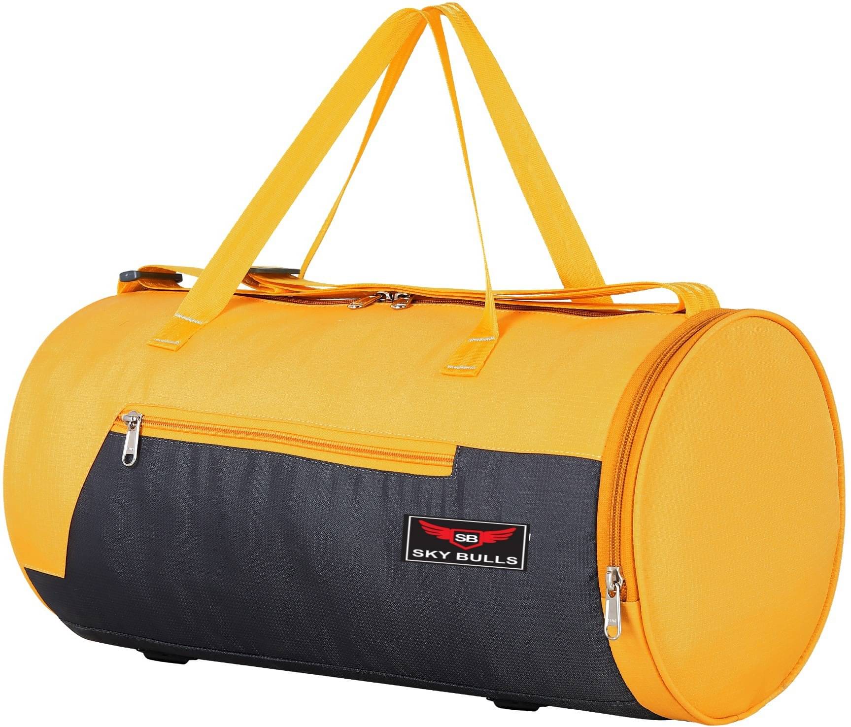 Sky Bulls 20 Ltrs Yellow Nylon Duffle Bag Sky Bulls 20 Ltrs Yellow Nylon Duffle Bag