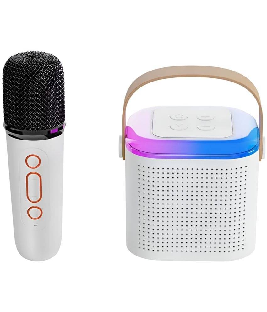     			VERONIC Karaoke 10 W Bluetooth Speaker Bluetooth V 5.3 with USB,SD card Slot,Aux Playback Time 6 hrs Assorted