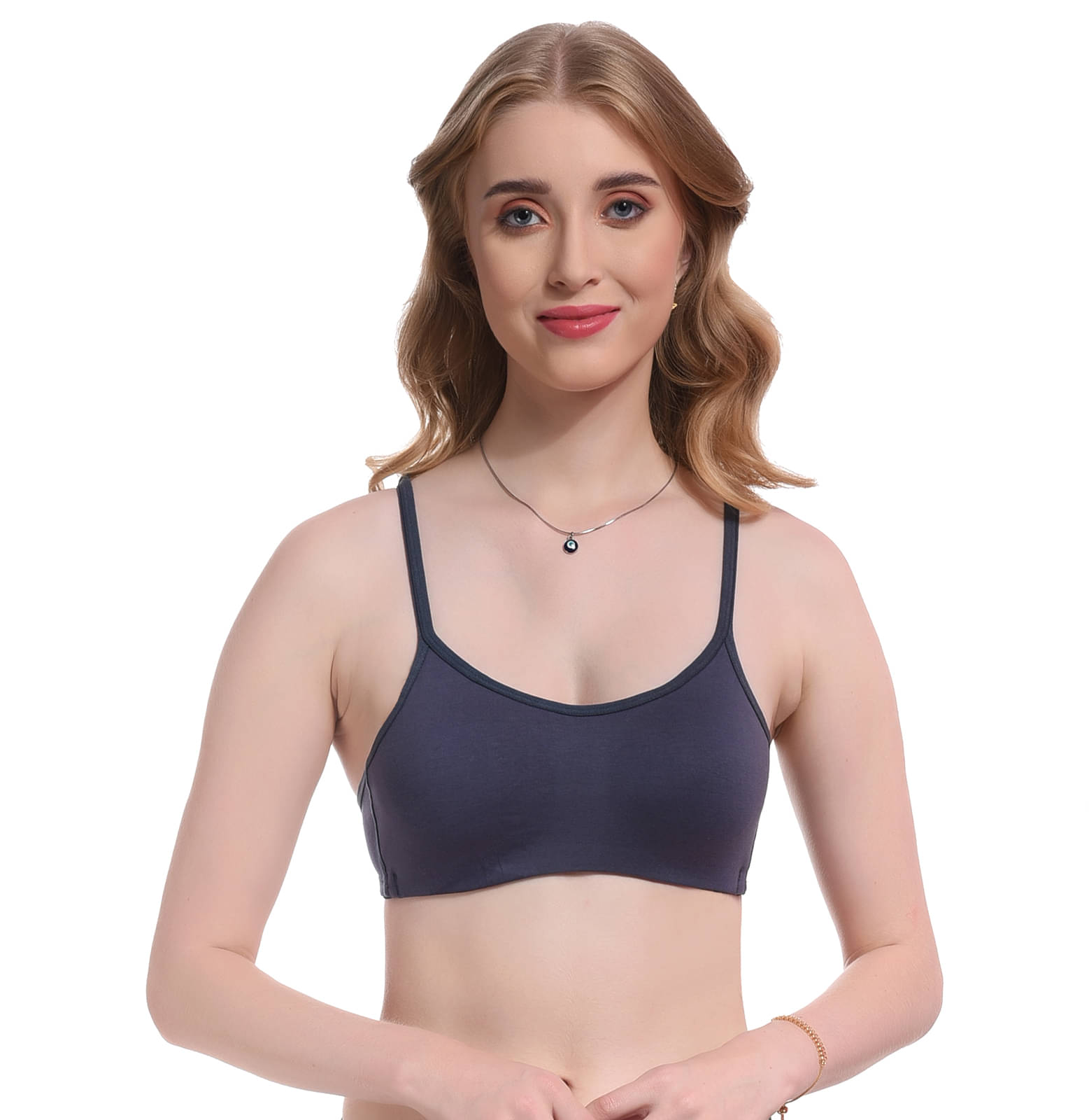     			Viral Girl Lycra Non Padded Women's T-Shirt Bra ( Blue )