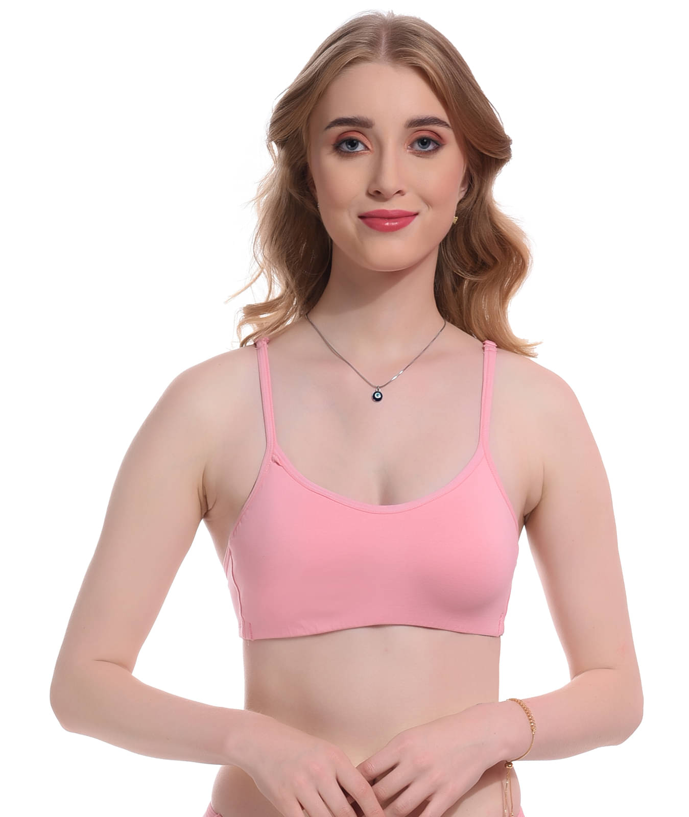     			Viral Girl Lycra Non Padded Women's T-Shirt Bra ( Pink )