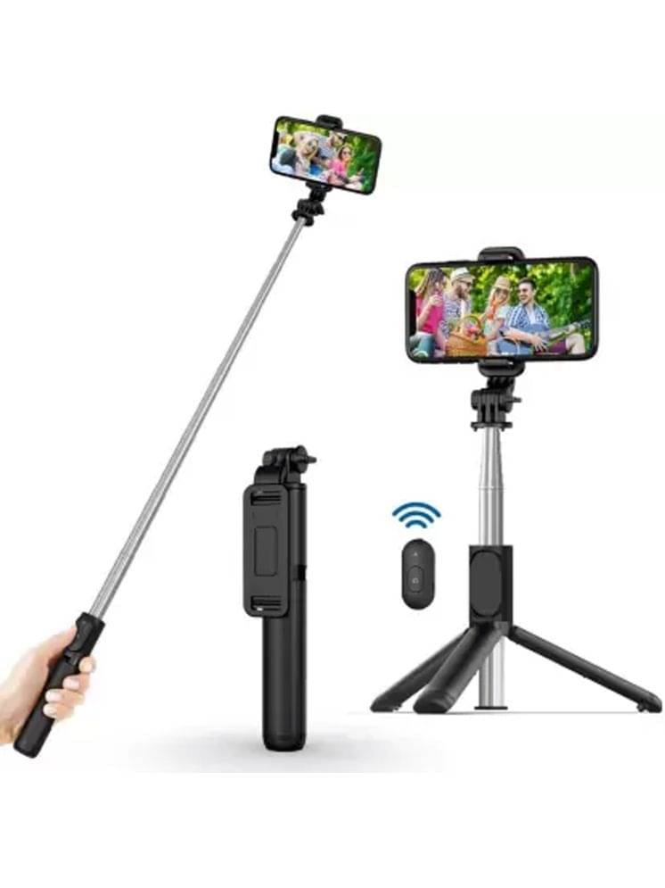    			ZmiZc Bluetooth Selfie Stick ( Black )
