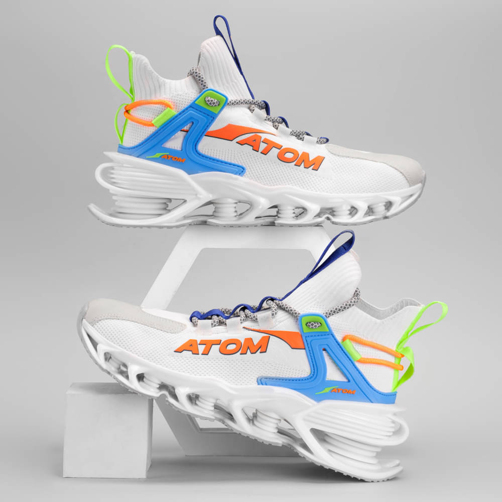     			atom Spring Edge Alpha 1 White Men's Sneakers