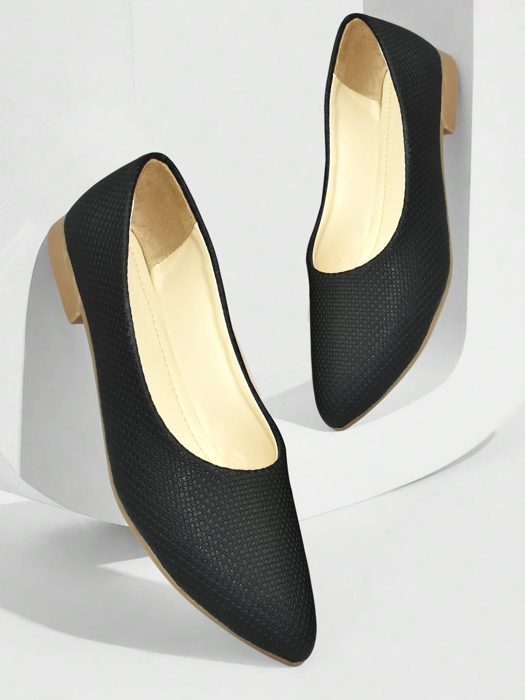 Ajanta Black Women's Formal Ballerinas Ajanta Black Women's Formal Ballerinas