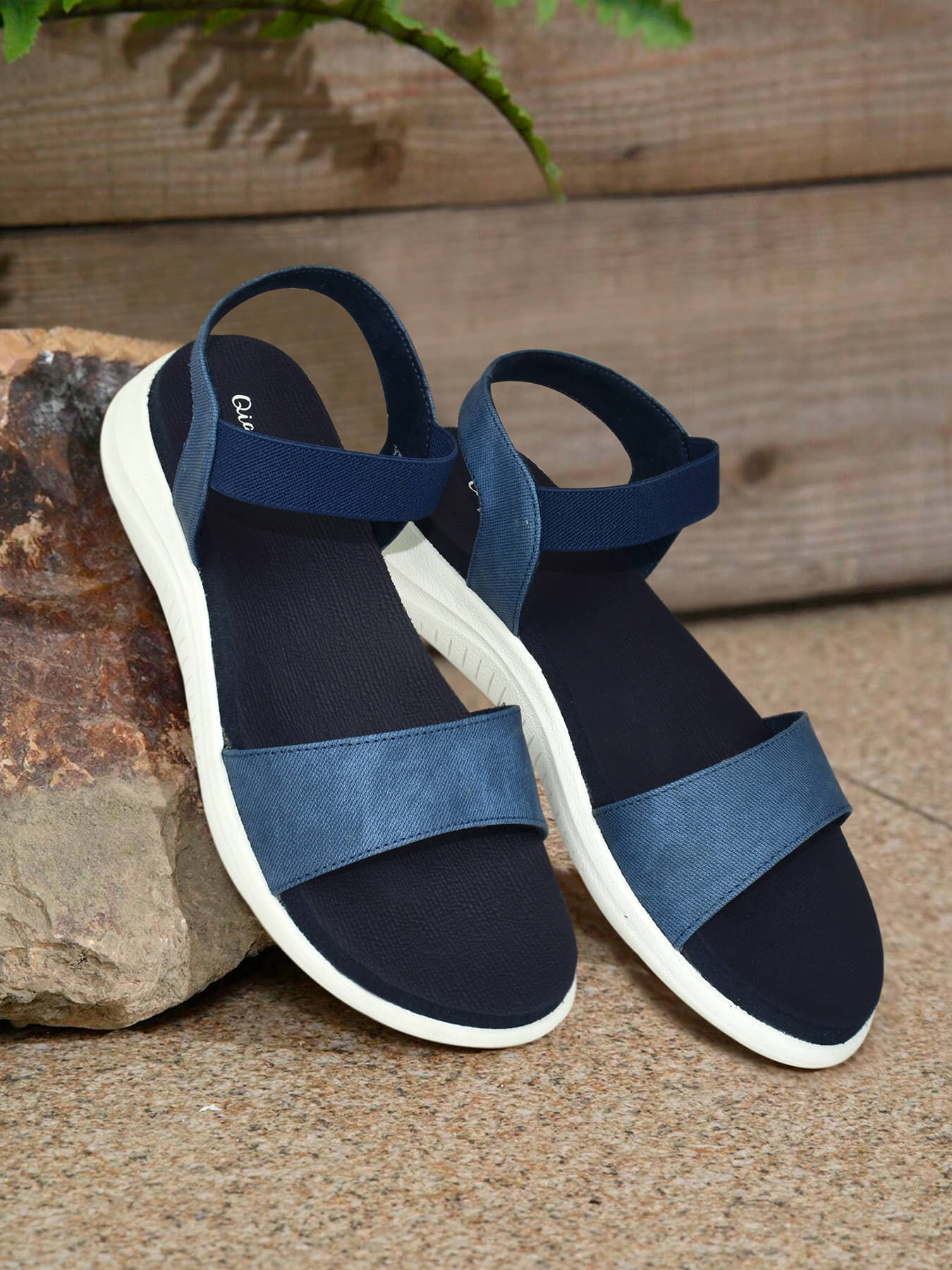     			Ajanta Blue Women's Flats