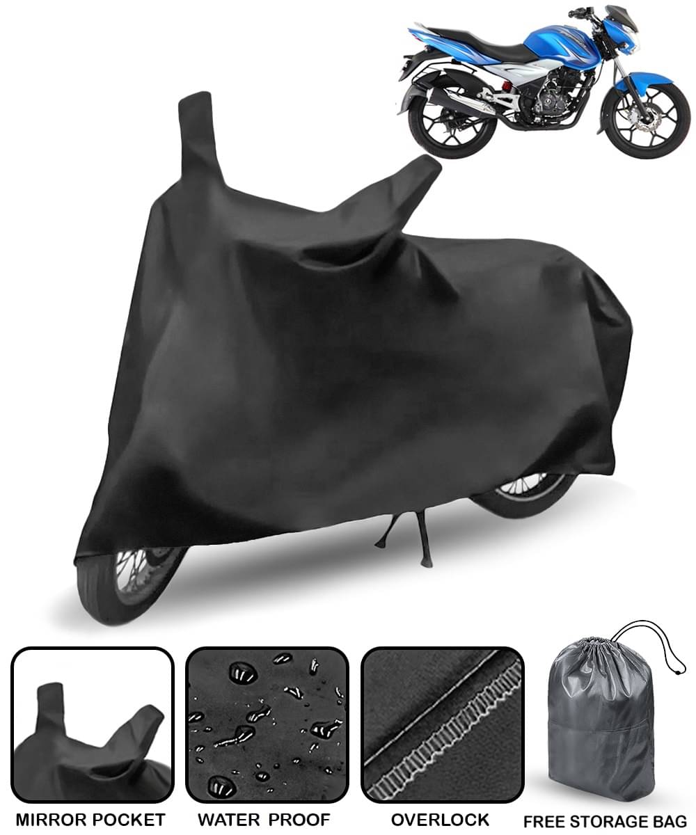     			CARNEST Bike Body Cover for Bajaj Discover 125M ( Pack of 1 ) , Black