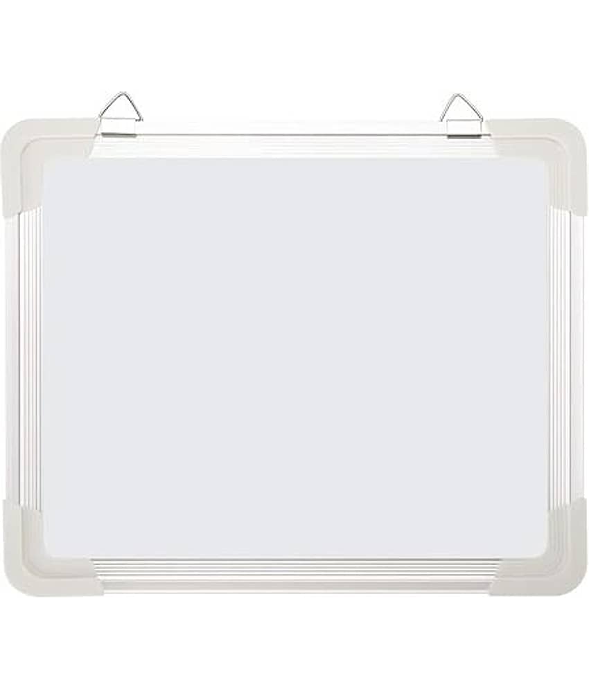 FREEDY Non Magnetic 1 X1 Feet Double Sided White Board and Chalk Board Front Side Whiteboard Marker Surface and Back Side Chalkboard Surface - Stationery | Buy online on ZillyBuy