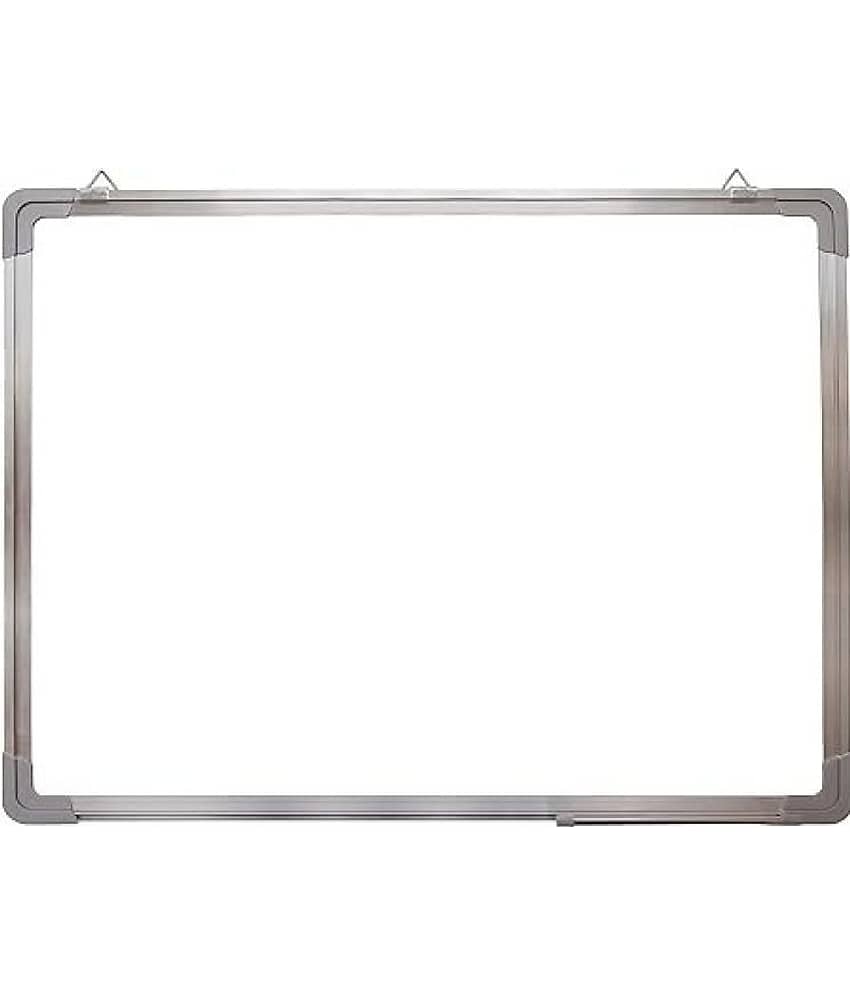 FREEDY Non Magnetic 1 X1 Feet Double Sided White Board and Chalk Board Front Side Whiteboard Marker Surface and Back Side Chalkboard Surface - Stationery | Buy online on ZillyBuy