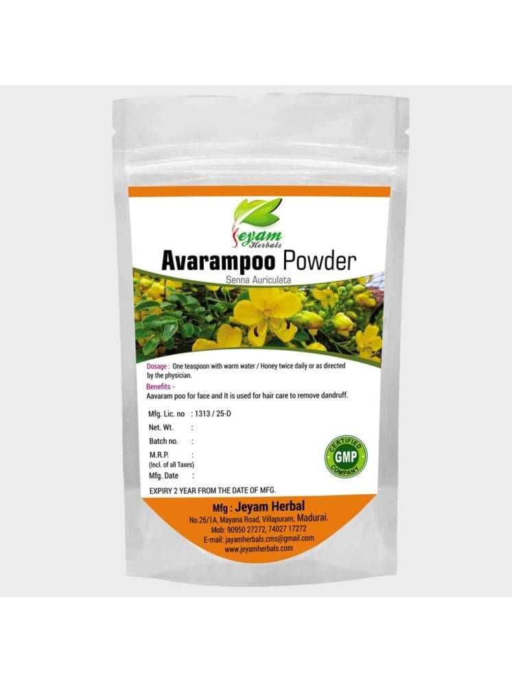     			Jeyam Herbals Avarampoo Powder | Sonamukhi | Avarataki Powder 200 Gm