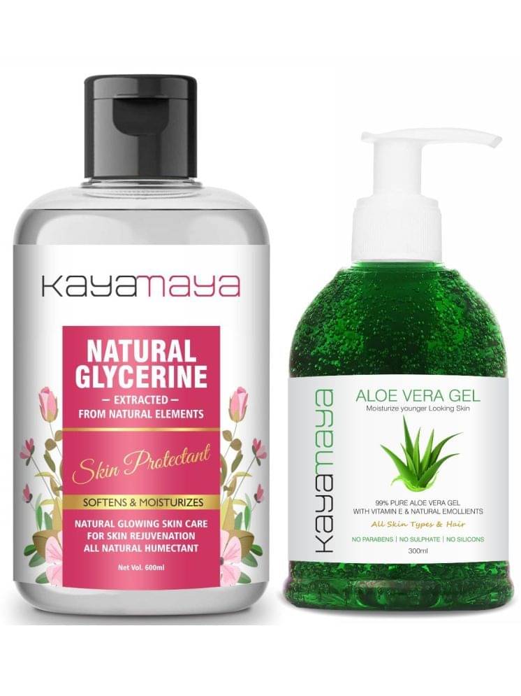     			Pure Glycerine (600 ml) & Natural Aloe Vera Gel (300 ml) Combo Set