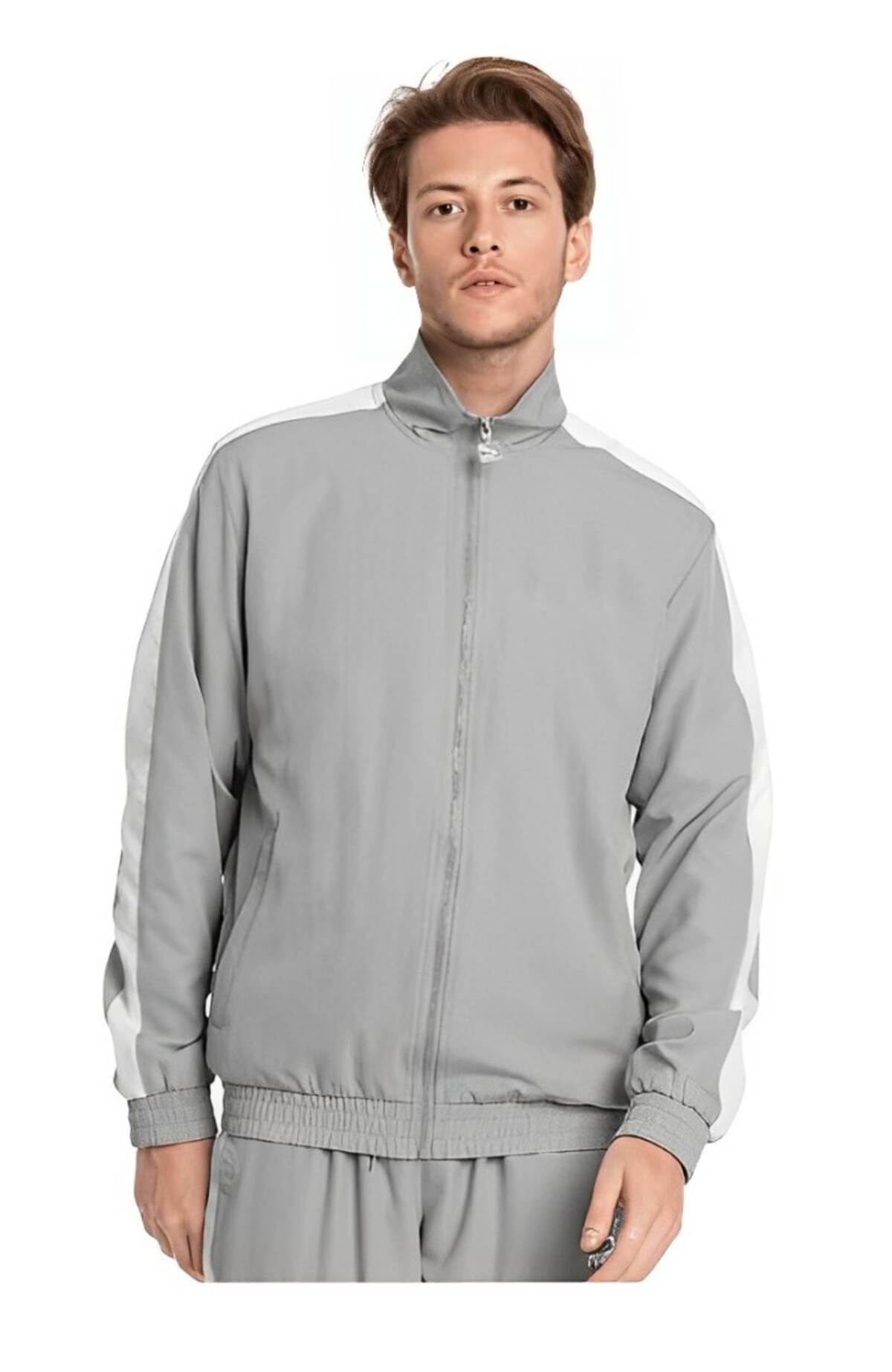     			PLUS PARADISE Polyester Men's Casual Jacket - Grey ( Pack of 1 )