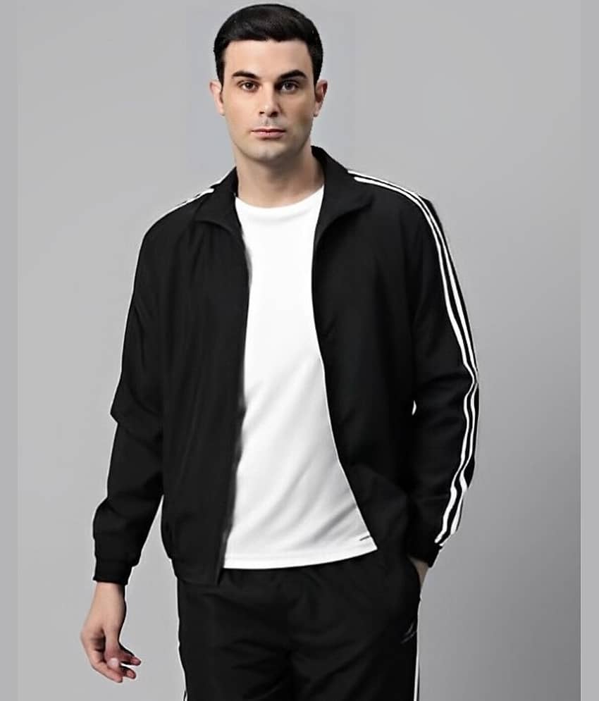 PLUS PARADISE Polyester Men's Casual Jacket - Black ( Pack of 1 ) - Jackets & Coats | Buy online on ZillyBuy