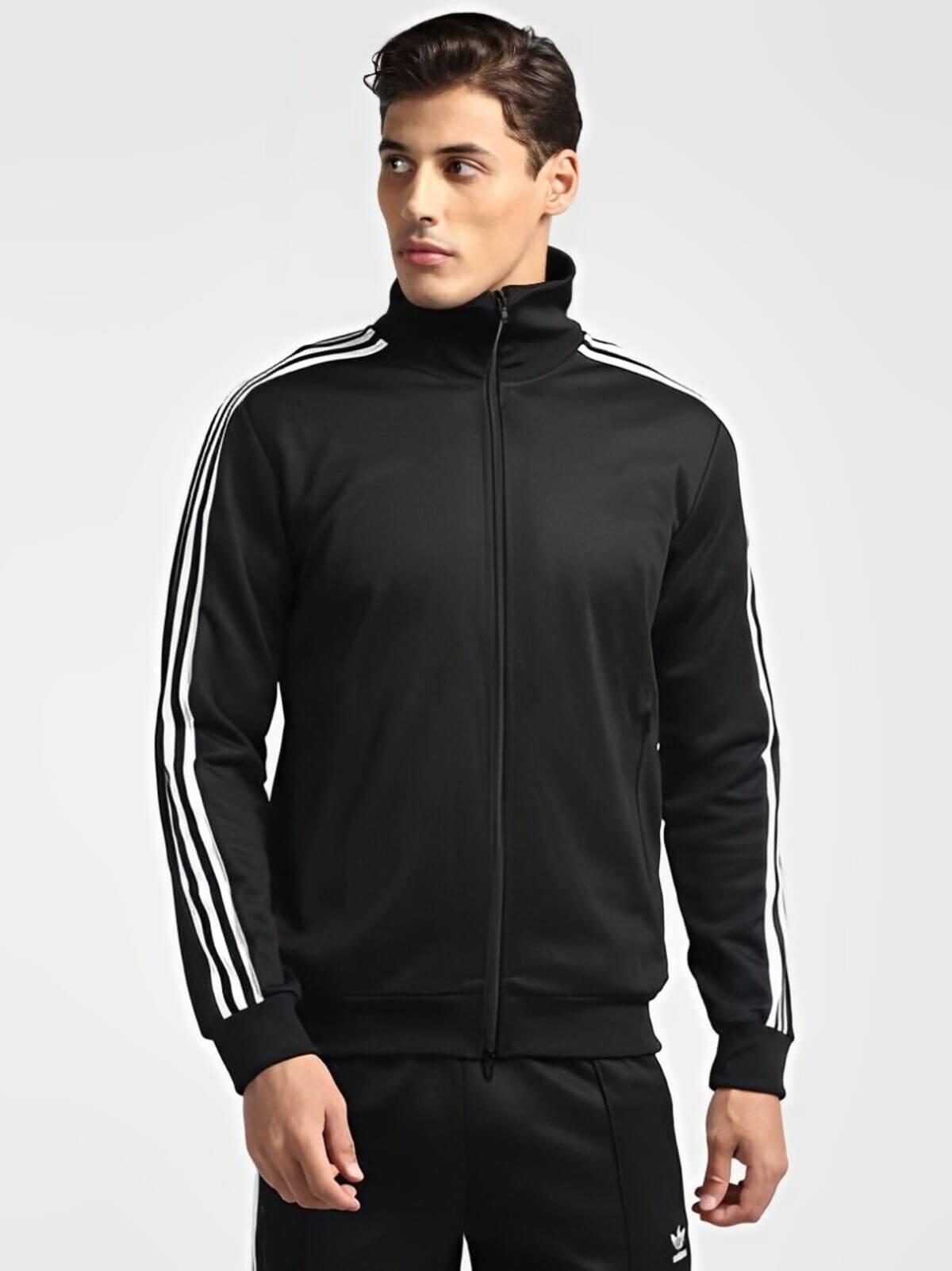 PLUS PARADISE Polyester Men's Casual Jacket - Black ( Pack of 1 ) PLUS PARADISE Polyester Men's Casual Jacket - Black ( Pack of 1 )