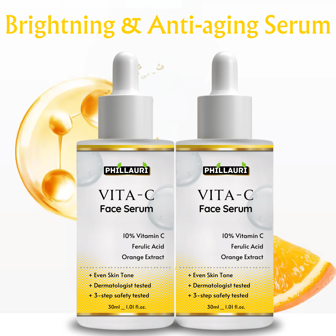 Phillauri Face Serum Vitamin C Radiant Glow For All Skin Type ( Pack of 2 )