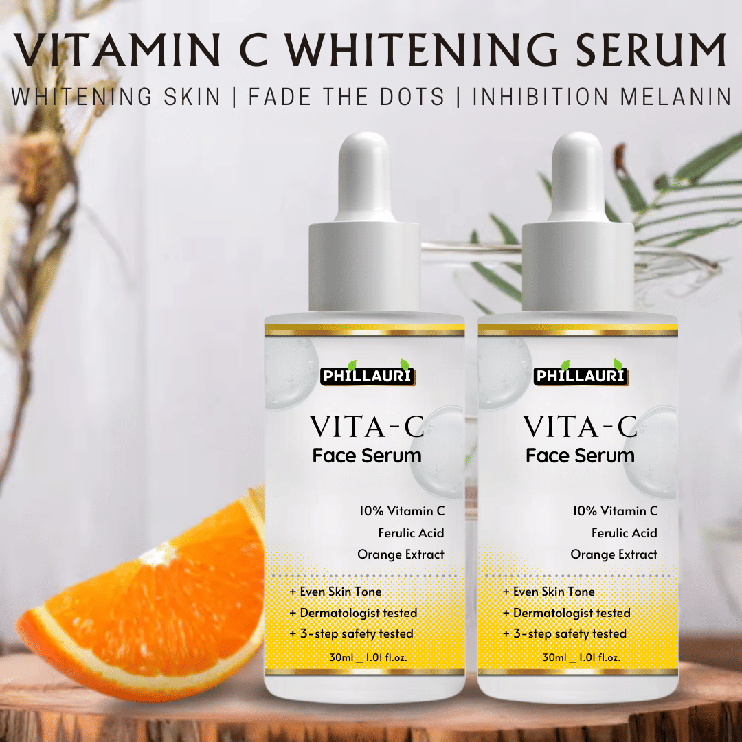     			Phillauri Face Serum Vitamin C Redness Removal For All Skin Type ( Pack of 2 )
