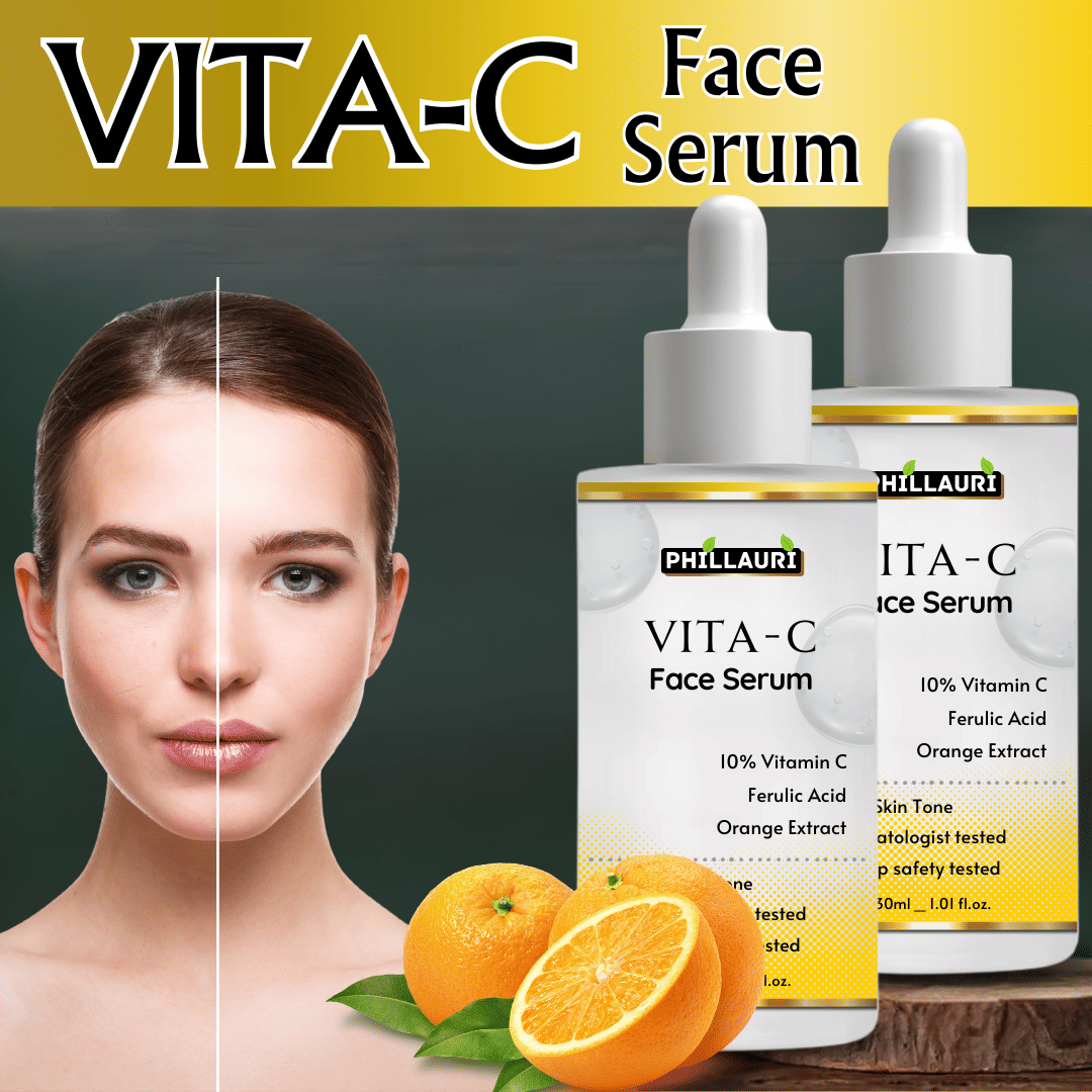     			Phillauri Face Serum Vitamin C Acne Removal For All Skin Type ( Pack of 2 )