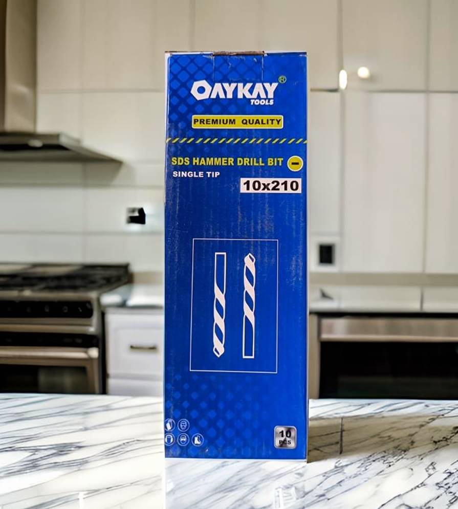     			SDS Hammer Drill Bit Single Tip 10x210 pack of 3 Oaykay Tools