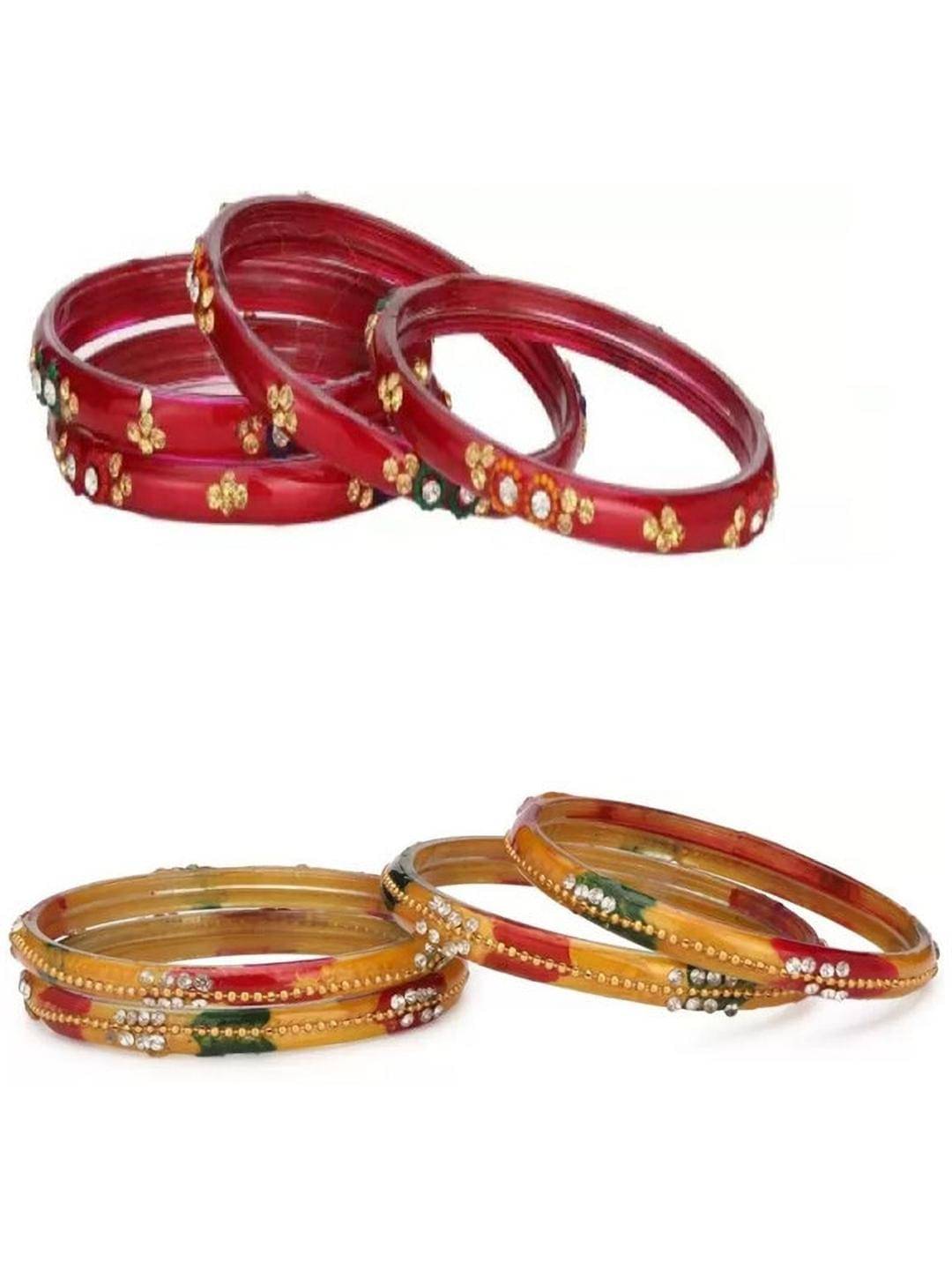 Somil Multicolor Bangle Set ( Pack of 8 ) Somil Multicolor Bangle Set ( Pack of 8 )