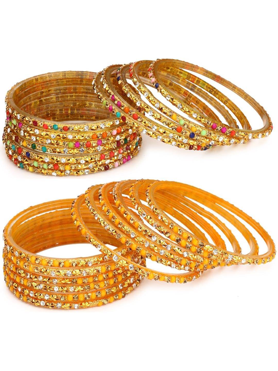 Somil Multicolor Bangle Set ( Pack of 24 ) Somil Multicolor Bangle Set ( Pack of 24 )