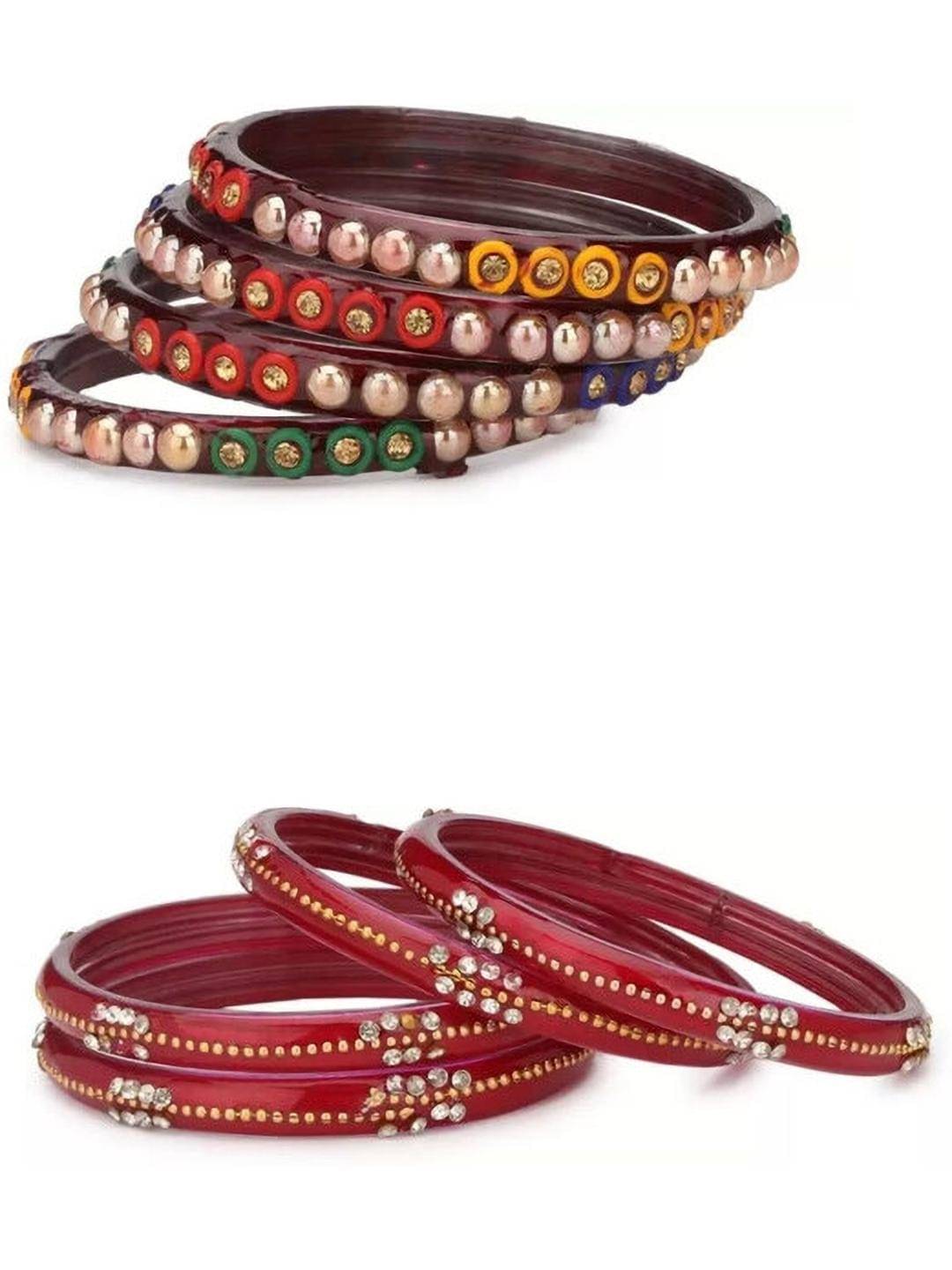 Somil Multicolor Bangle Set ( Pack of 8 ) Somil Multicolor Bangle Set ( Pack of 8 )