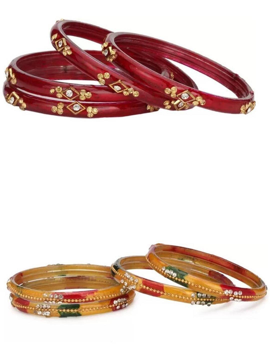 Somil Multicolor Bangle Set ( Pack of 8 ) Somil Multicolor Bangle Set ( Pack of 8 )