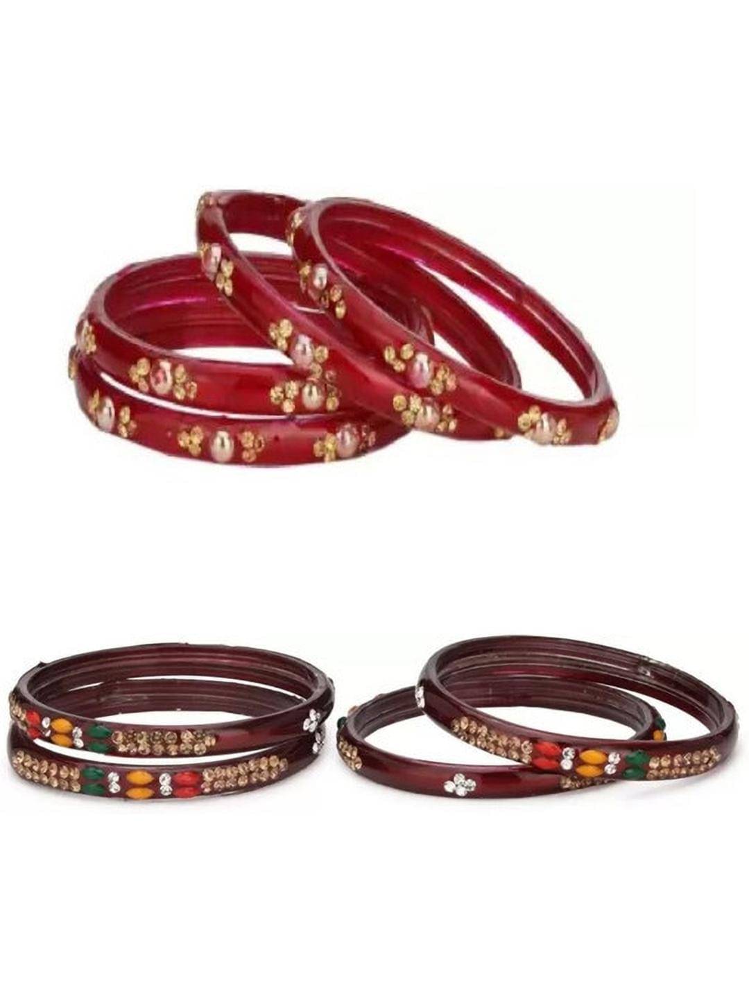 Somil Multicolor Bangle Set ( Pack of 8 ) Somil Multicolor Bangle Set ( Pack of 8 )