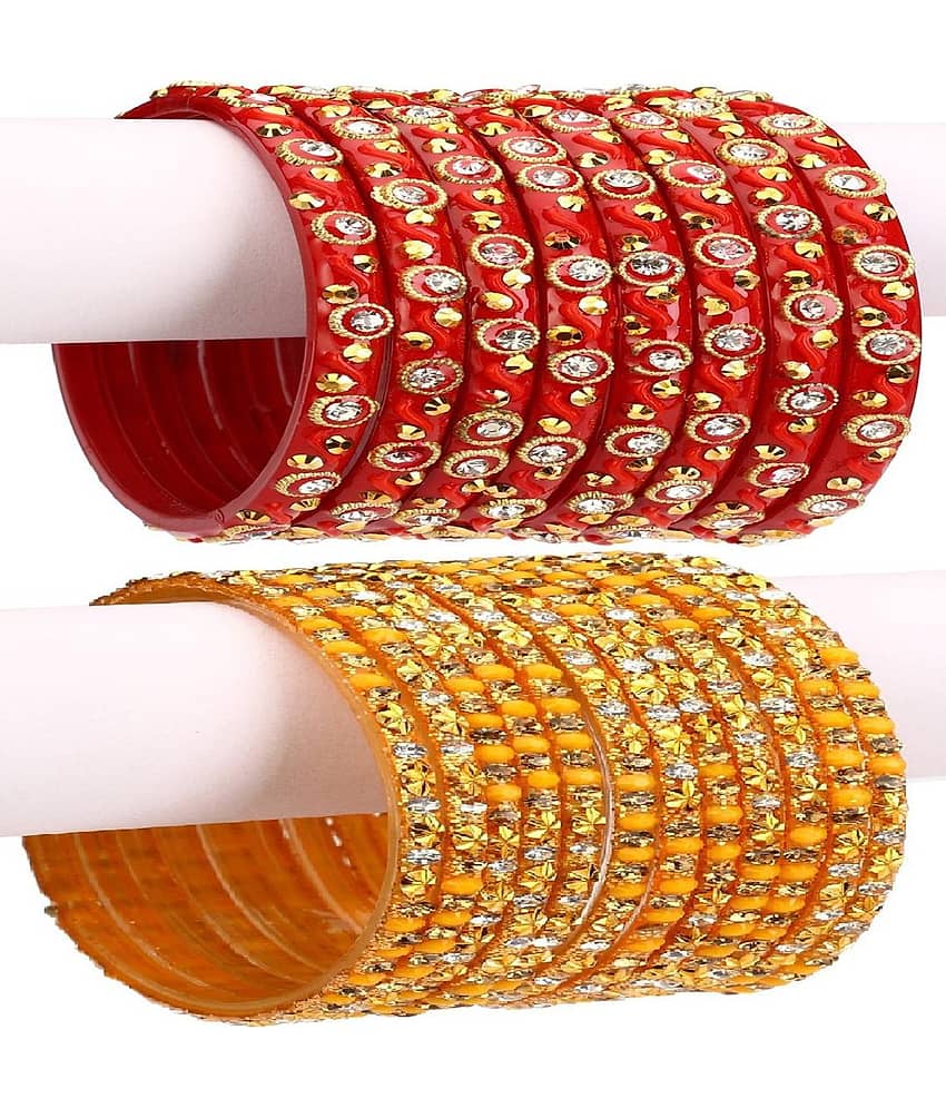 Somil Multicolor Bangle Set ( Pack of 24 ) - Bangles & Bracelets | Buy online on ZillyBuy