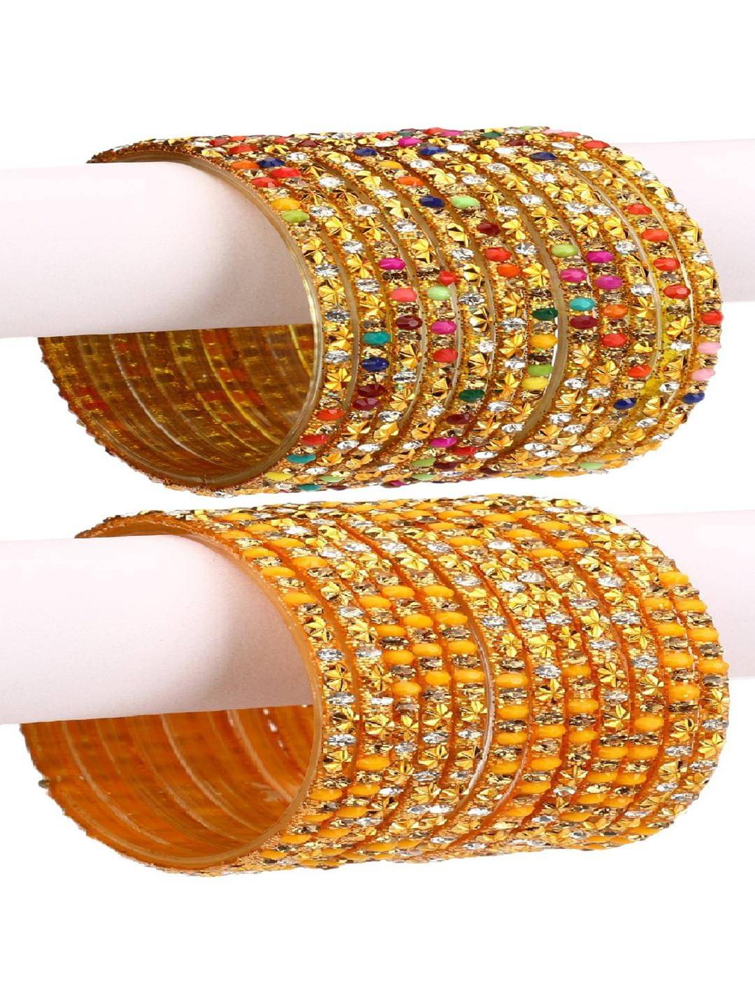 Somil Multicolor Bangle Set ( Pack of 24 ) Somil Multicolor Bangle Set ( Pack of 24 )
