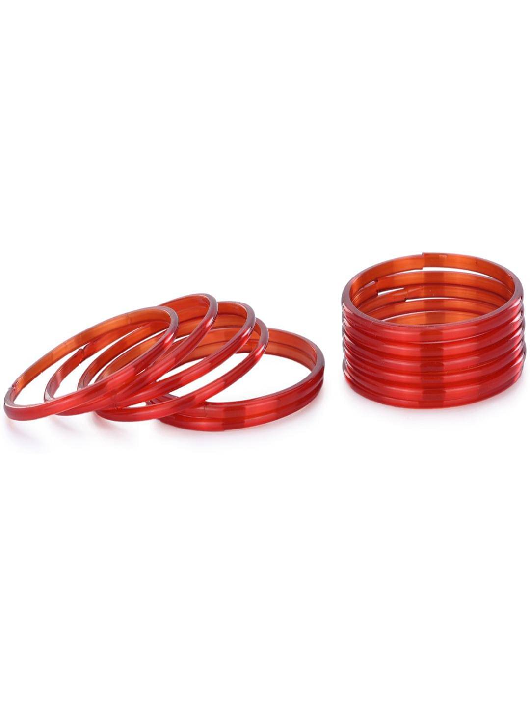 Somil Red Bangle Set ( Pack of 12 ) Somil Red Bangle Set ( Pack of 12 )