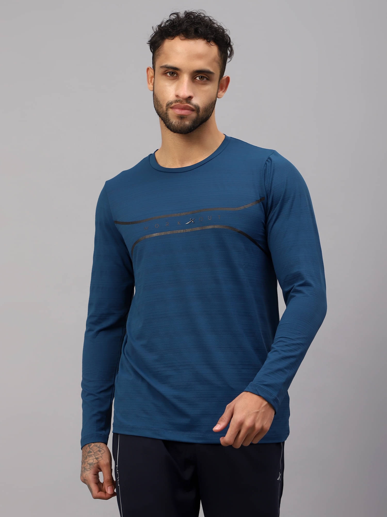 Vector X Blue Polyester Regular Fit Men's Sports T-Shirt ( Pack of 1 ) Vector X Blue Polyester Regular Fit Men's Sports T-Shirt ( Pack of 1 )