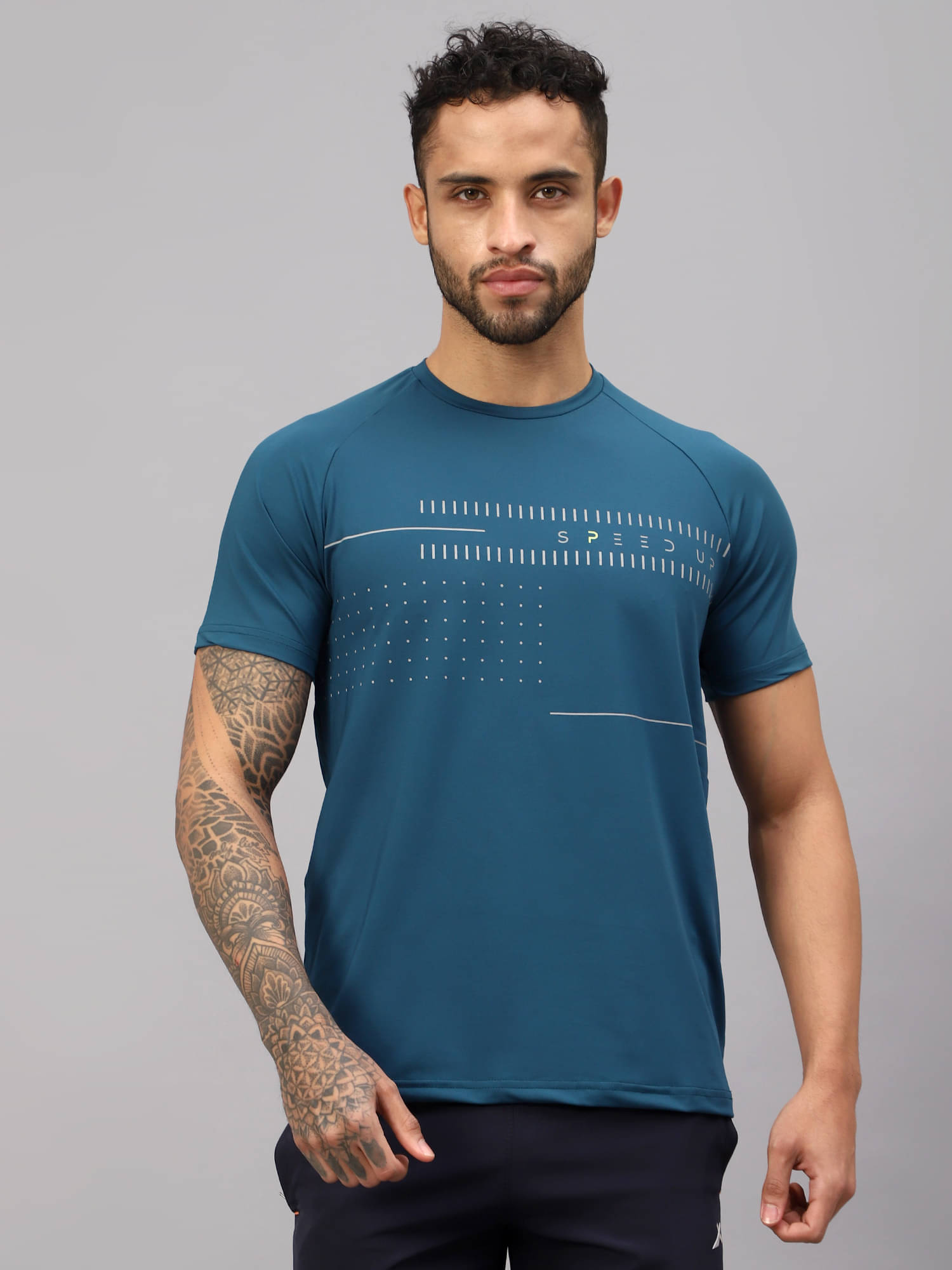 Vector X Blue Polyester Regular Fit Men's Sports T-Shirt ( Pack of 1 ) Vector X Blue Polyester Regular Fit Men's Sports T-Shirt ( Pack of 1 )