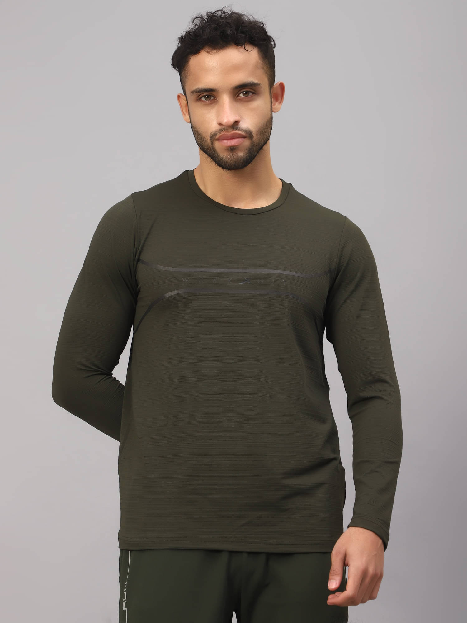 Vector X Olive Polyester Regular Fit Men's Sports T-Shirt ( Pack of 1 ) Vector X Olive Polyester Regular Fit Men's Sports T-Shirt ( Pack of 1 )