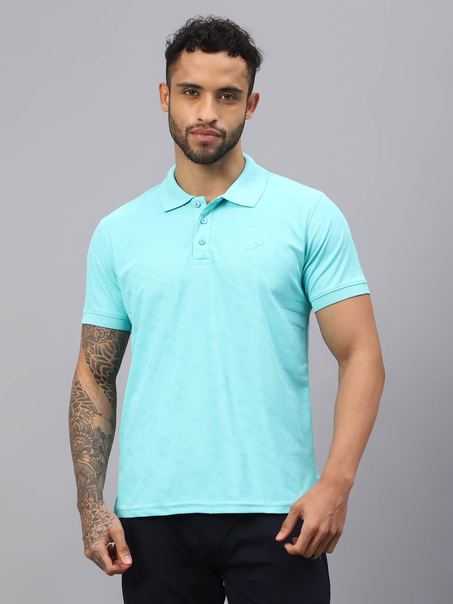    			Vector X Turquoise Polyester Regular Fit Men's Sports Polo T-Shirt ( Pack of 1 )