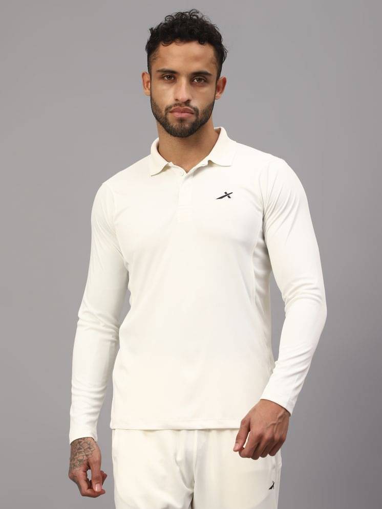 Vector X White Polyester Regular Fit Men's Jersey ( Pack of 1 ) Vector X White Polyester Regular Fit Men's Jersey ( Pack of 1 )