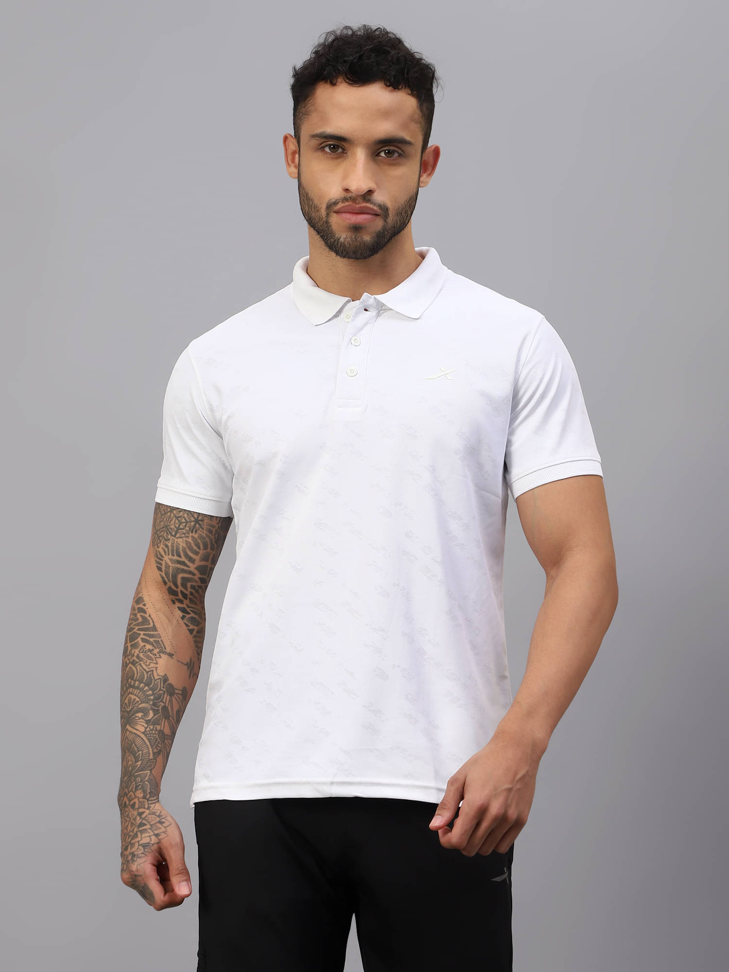 Vector X White Polyester Regular Fit Men's Sports Polo T-Shirt ( Pack of 1 ) Vector X White Polyester Regular Fit Men's Sports Polo T-Shirt ( Pack of 1 )
