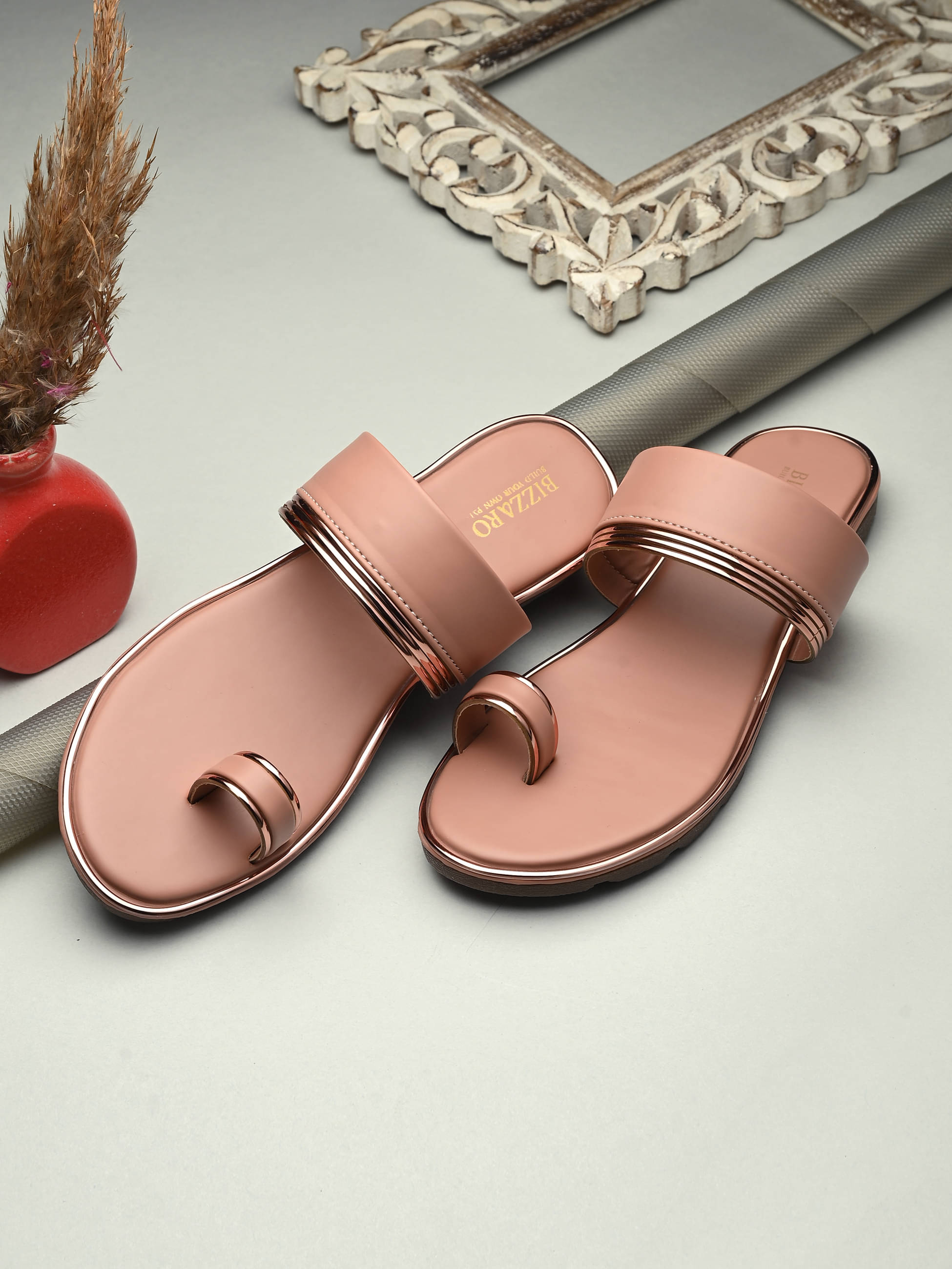 BIZZARO Pink Women's Slip On Heels     			BIZZARO Pink Women's Slip On Heels