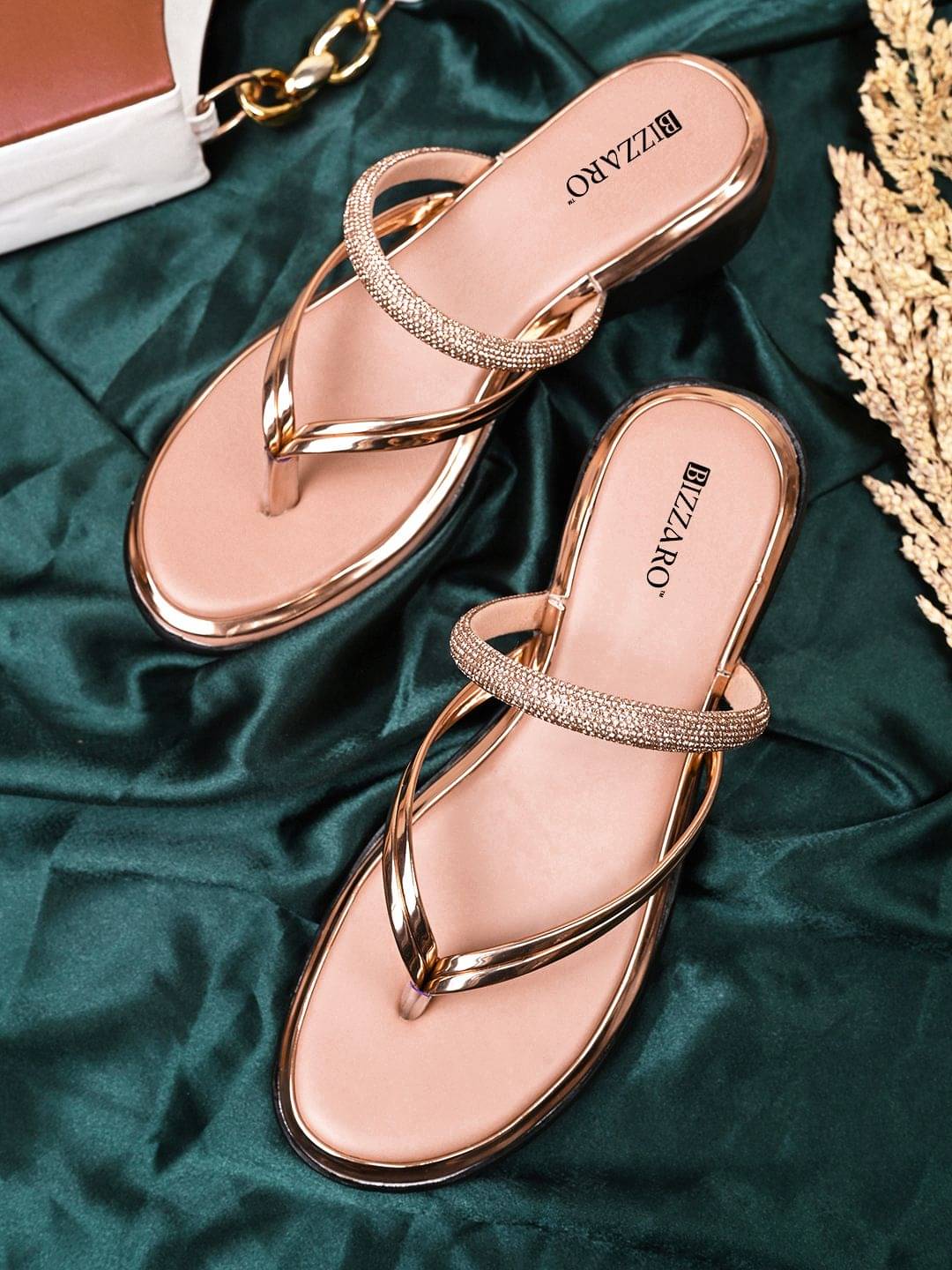 BIZZARO Pink Women's Slip On Heels     			BIZZARO Pink Women's Slip On Heels