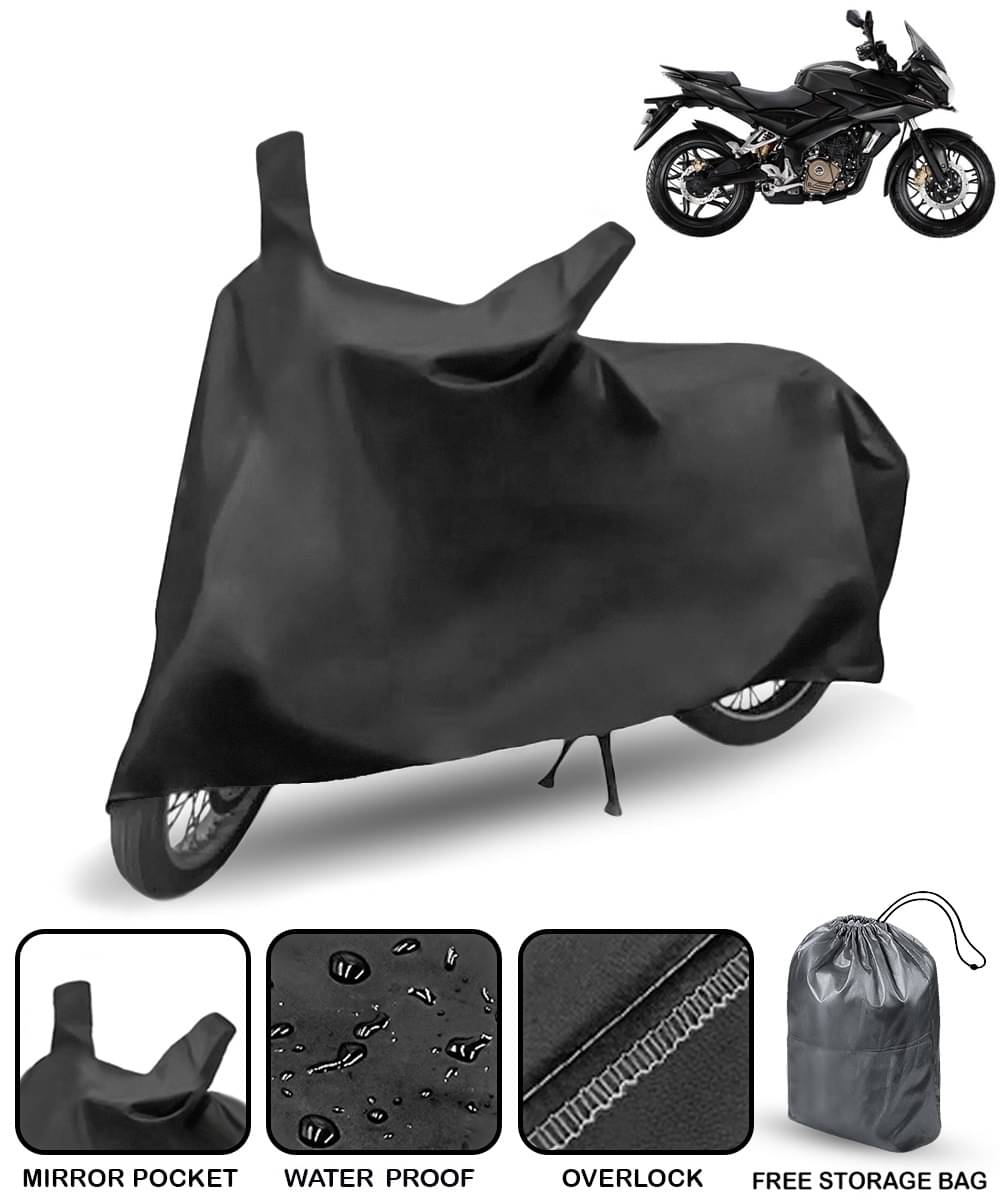 CARNEST Bike Body Cover for Bajaj Pulsar 200 ( Pack of 1 ) , Black CARNEST Bike Body Cover for Bajaj Pulsar 200 ( Pack of 1 ) , Black