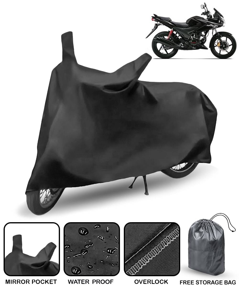 CARNEST Bike Body Cover for Honda CBF Stunner New ( Pack of 1 ) , Black CARNEST Bike Body Cover for Honda CBF Stunner New ( Pack of 1 ) , Black