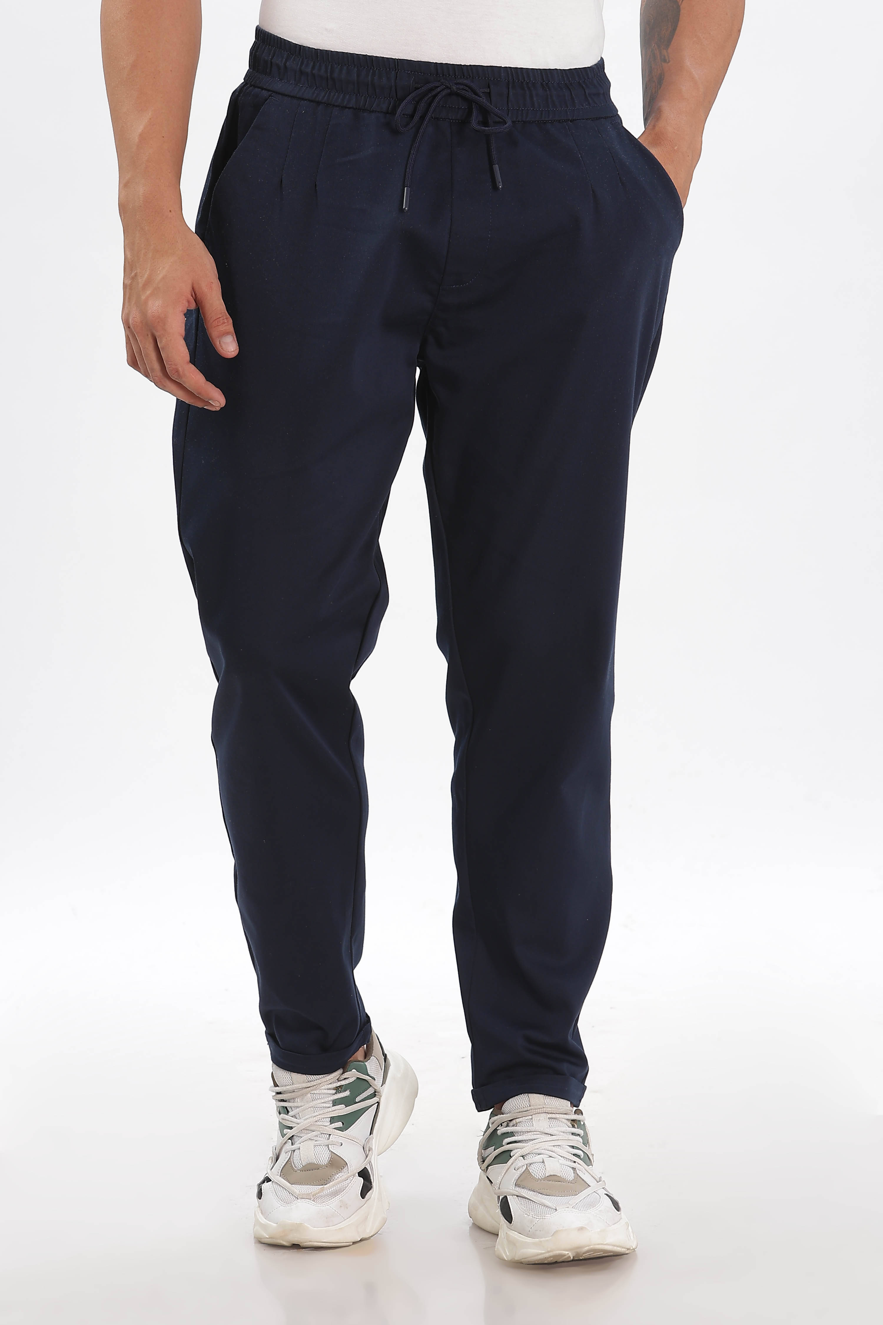     			COLOR HUNT Regular Flat Men's Joggers - Dark Blue ( Pack of 1 )