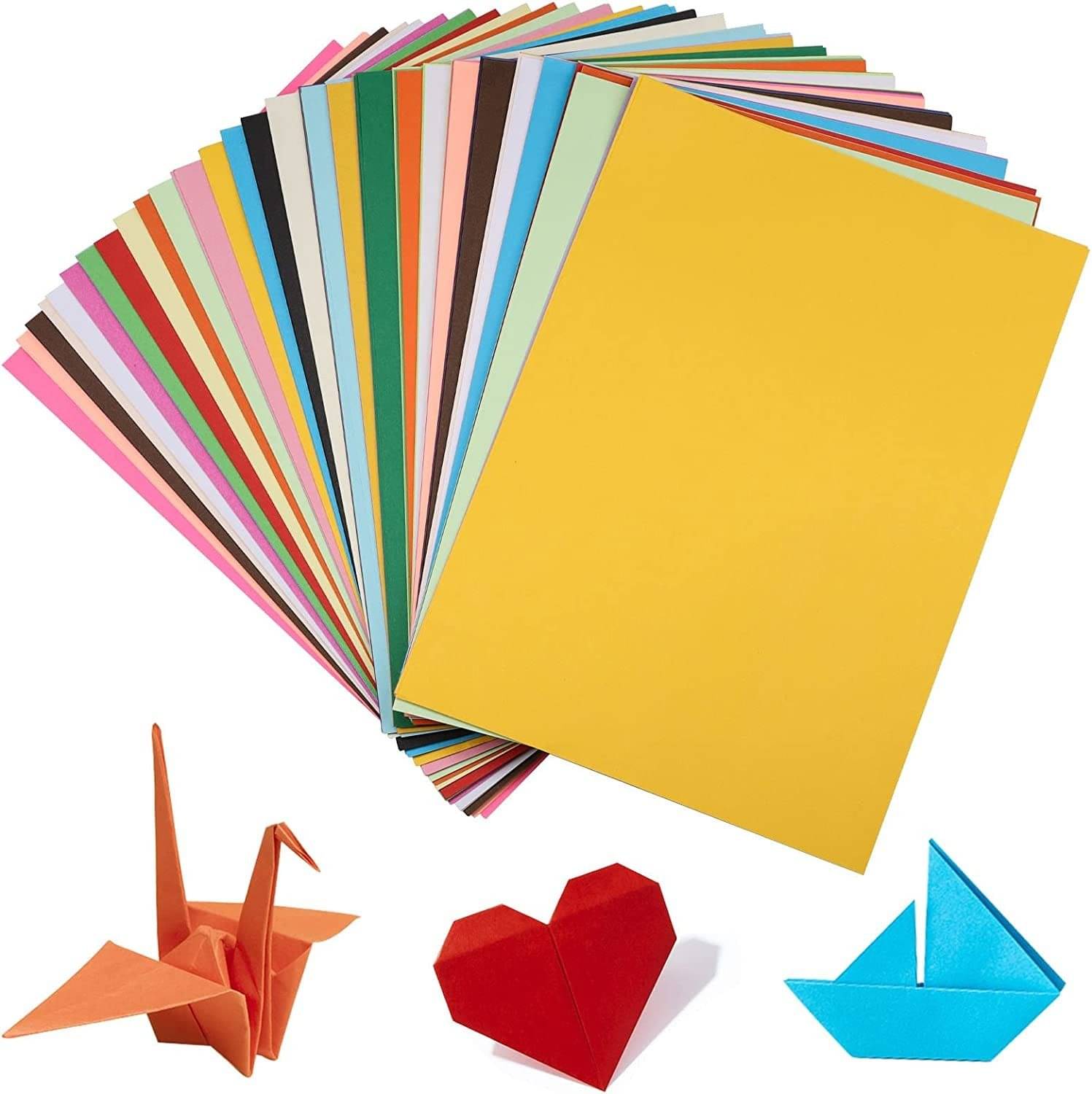     			ECLET A4 100 Coloured Sheets (10 Sheets each color)Copy Printing /Art and Craft Paper Double Sided Coloured Origami Folding DIY Craft Smooth Finish use in Home, School, Office Stationery Children's Day Gift, Birthday Gift, Party Favors,christmas decor etc
