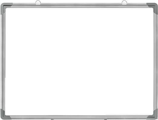     			FREEDY Non Magnetic 1.5 x 2 feet Double Sided White Board and Chalk Board Front Side whiteboard Marker Surface and Back Side Chalkboard Surface
