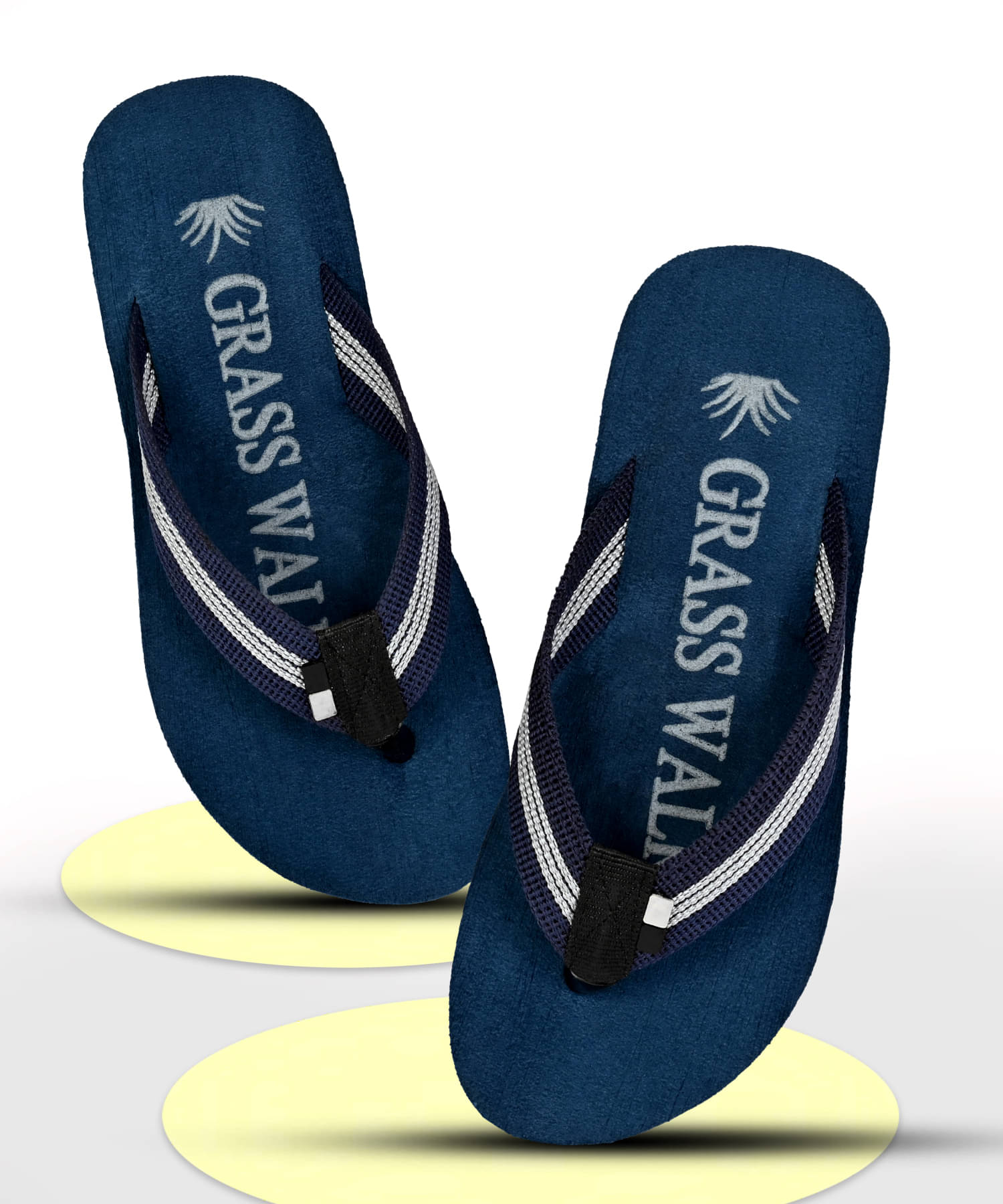     			GRASS WALK Blue Men's Thong Flip Flop